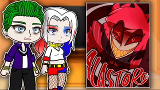 Suicide Squad React To Alastor | Hazbin Hotel | Gacha React