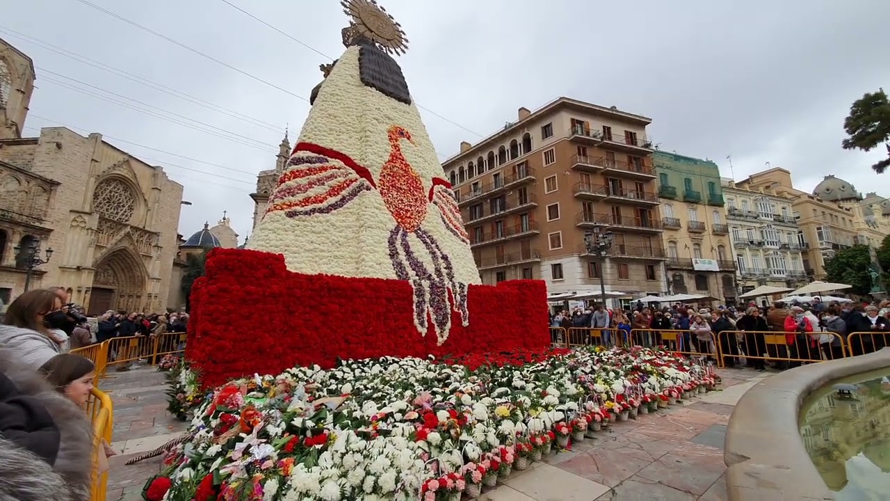 Ofrenda floral fallas 2022