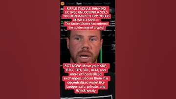 Purchase more XRP/ XLM And do not hold on exchanges #xrp #crypto #bitcoin #ripple #xpcommunity