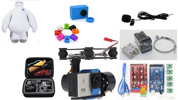 распаковка посылки из Китая Gimbal arduino mega