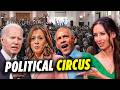 Barack's "Black Accent," Cackling Kamala &amp; Rambling Joe... Top Democrats EMBARRASS at Funeral