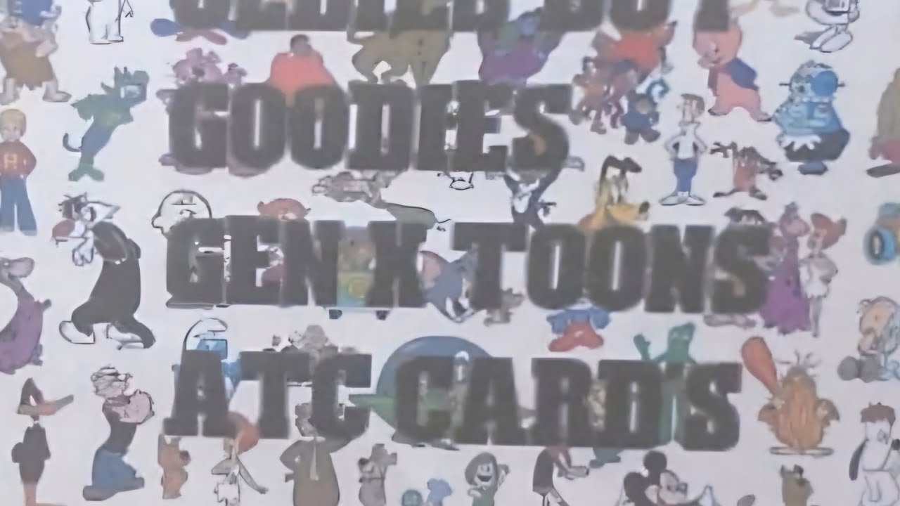 oldies but Goodies Gen X toons ATC Cards 
