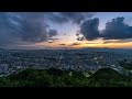 용마산의 여름 일몰 타임랩스 | 저작권 무료 영상 | 4K