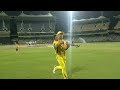 Dhoni running with kids - Will Watson and Gibran Tahir