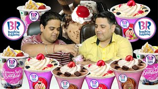 Baskin Robbins Sundae Review ! Baskin Robbins Ice Cream India ! Food Vlog India