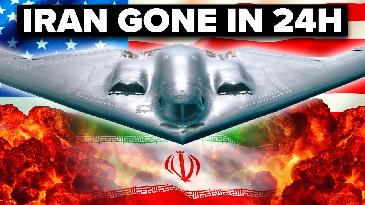 Analyzing How B-2 BOMBERS Will ANNIHILATE Iran’s NUCLEAR Program (HOUR by HOUR)