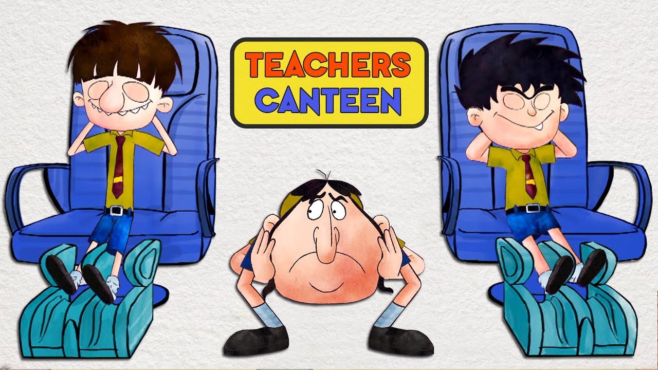 Teachers Canteen   Bandbudh Aur Budbak New Episode   Funny Hindi Cartoon For Kids