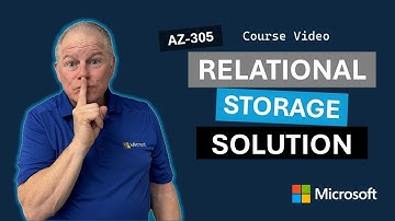 Design a data storage solution for relational data AZ-305