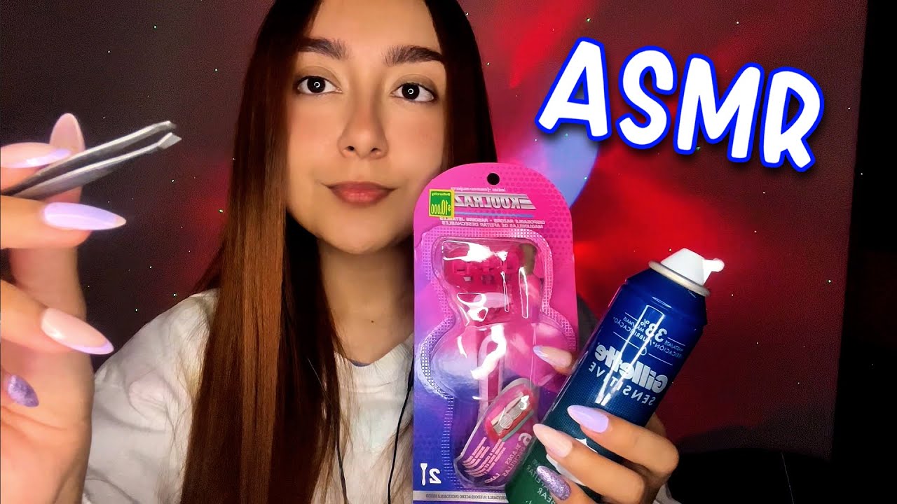 ASMR EN ESPAÑOL te DEPILO todo TU CUERP0 - ASMR FACIAL