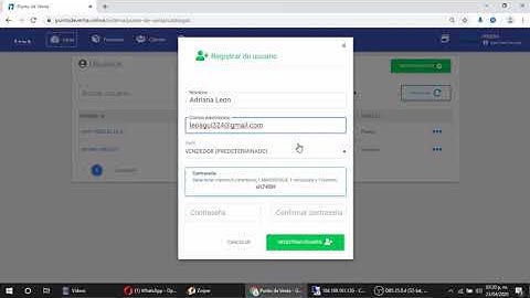 Crear, modificar y eliminar usuarios