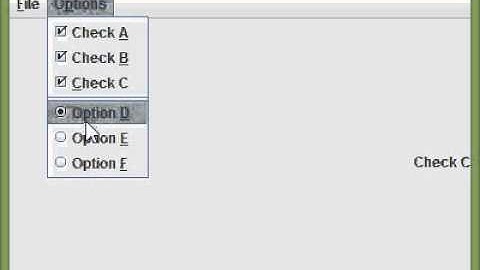 Java Swing example: add ActionListener to MenuItem