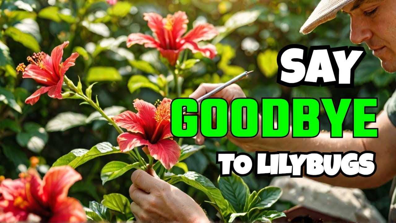 How to Remove Lilybug Attach From Hibiscus Plant 