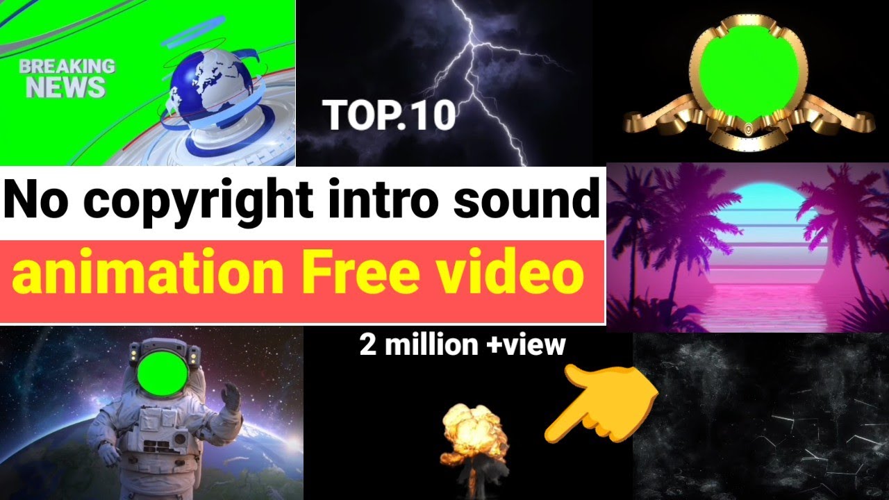 Top 10.No copyright intro sound animation Free video #shorts #tech #viralvideo #youtubeshorts🤔