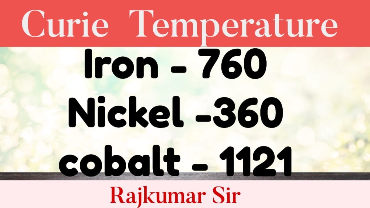 Curie Temperature In Magnetism curie-temperature-in-magnetism