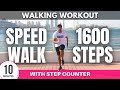 10 minute speed walking workout  fast walk at home