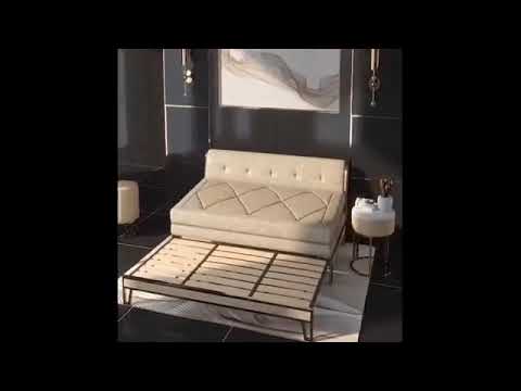 فيديو: صوفا قابلة للطي (30 صورة): صوفا أريكة وأريكة صوفا مزدوجة ، قابلة للطي وتنزلق في الطول
