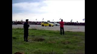 Mitsubishi Lancer Evolution против всех // Чемпионат по Драг рейсингу в Запорожье, аэродром Широкое.