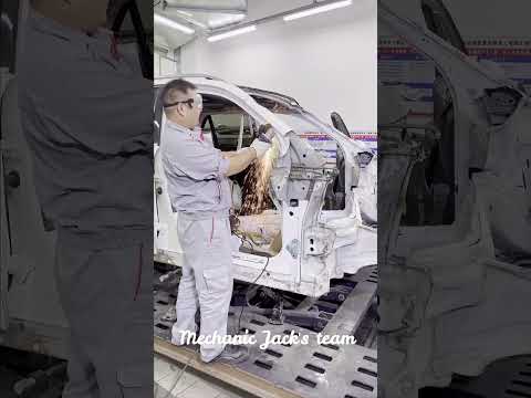 Restoration of Total Loss Mercedes Benz