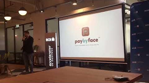 Paybyface fintech pitch at BCR InnovX Accelerator