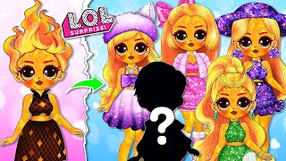 Elemental Ember GETs NEW L.O.L. Surprise Fashion | DIYs Paper Crafts & WOW Amazing Doll