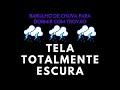 Barulho de chuva para dormir tela preta com trovao  melhor rudo de chuva para ajudlo a dormir