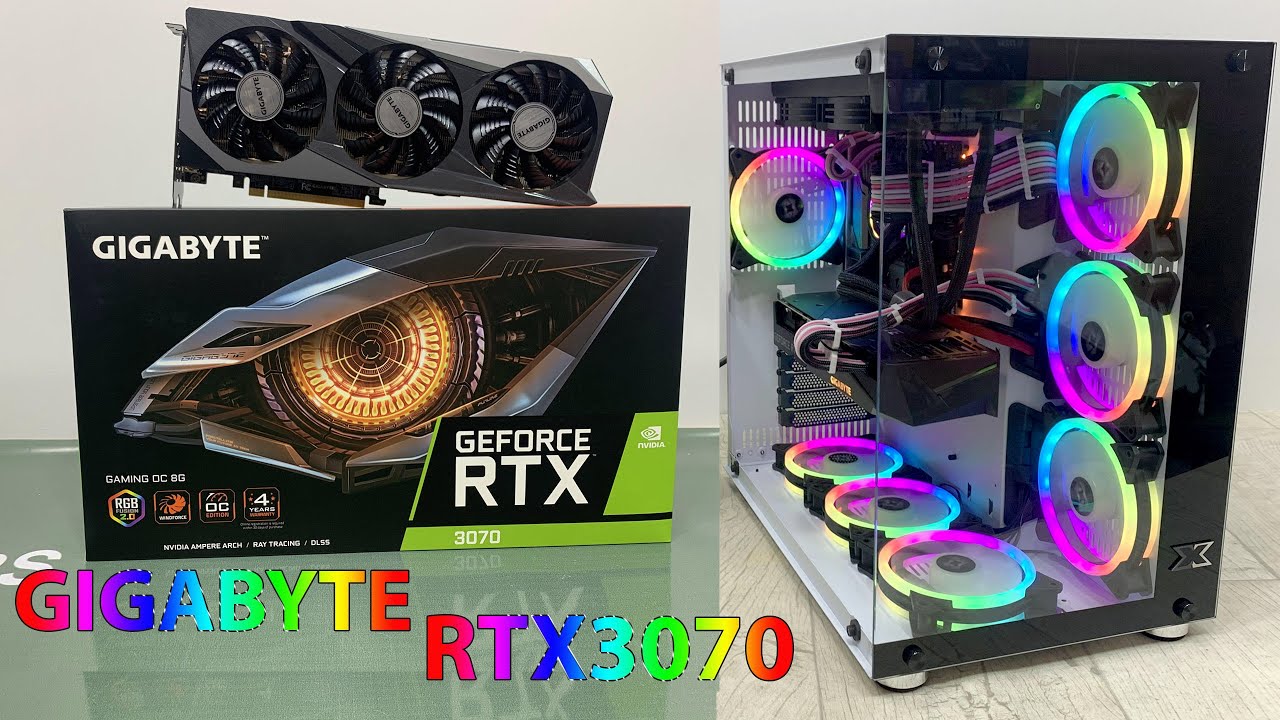 GIGABYTE RTX 3070 GAMING OC 8G UNBOX INSTALLATION BENCHMARK GAMEPLAY