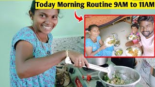 Pavi Today Morning Routine 9AM 11AM Vlog|பவியோட தினசரி காலை வேலைகள் 😋