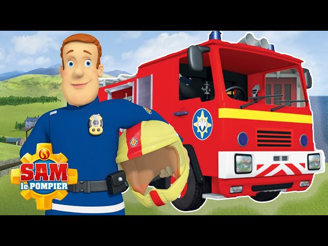 Sam le Pompier, Jupiter en action, Meilleures sauvetages avec le camion  de pompiers!