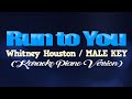 RUN TO YOU - Whitney Houston/MALE KEY (KARAOKE PIANO VERSION)