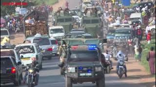 INSIDE GEN MUHOOZI'S CONVOY FROM KAMPALA TO BOMBO