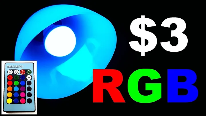 Random Reviews Ep. 21: $3 LED RGB Light Bulb (review and setup)