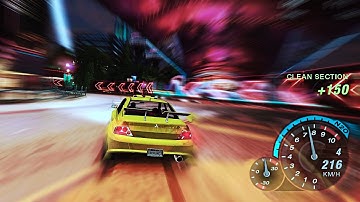 Fastest Lancer Evo 8 CIRCUIT Race, NFSU2 Need for Speed Underground 2