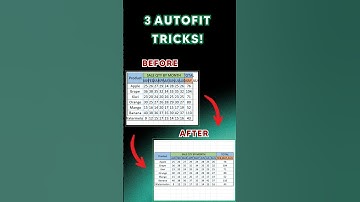 3 Secret Ways to AutoFit in Excel | Most People Only Know 1!