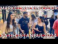 Turkiyeistanbul fatih districtbeyazit fake market grand bazaar emberlita walking tour 4k