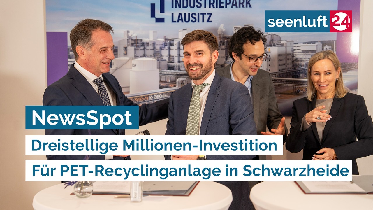 NewsSpot: Industriepark Schwarzheide bekommt Plastikrecyclinganlage