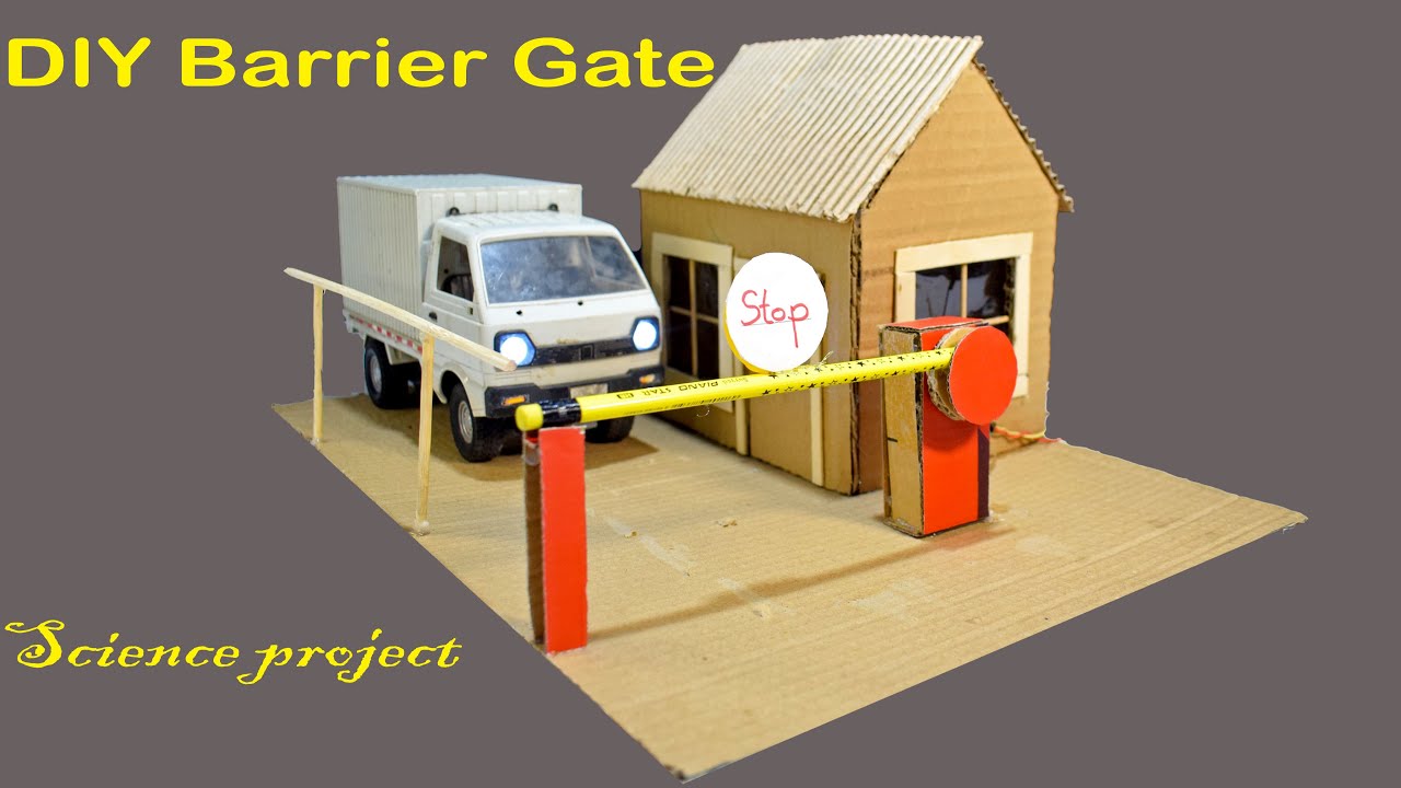 Science project Barrier gate / Toll gate working model - Amazing Science project for students