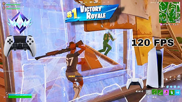 Fortnite Unreal Ranked Reload on PS5 | Controller Gameplay | 120FPS