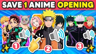 Save One Anime Opening 🔊🤔 What do you prefer? The most popular animes 👑 by Donki - Anime 290,821 views 10 months ago 10 minutes, 30 seconds