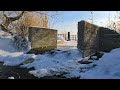 Запруда на р. Песчанка // Peschanka river in the Winter