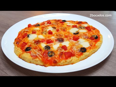 Masa de Pizza Keto, Sin Harina y Sin Carbohidratos | Pan Keto de Pollo #125