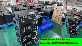 20Kwh Server Rack Battery Embly Jk48V100Pro Batteries