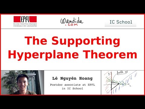 The Supporting Hyperplane Theorem | Lê Nguyên Hoang