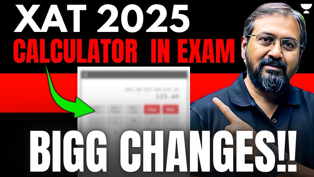 XAT 2025 Important Update!! Calculators are Allowed in XAT Exam - YouTube