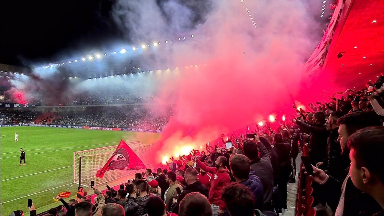 Tirana 1-0 Partizani. Rastet + Goli + Koreografia. Shihe videon dhe zere se ishe ne stadium