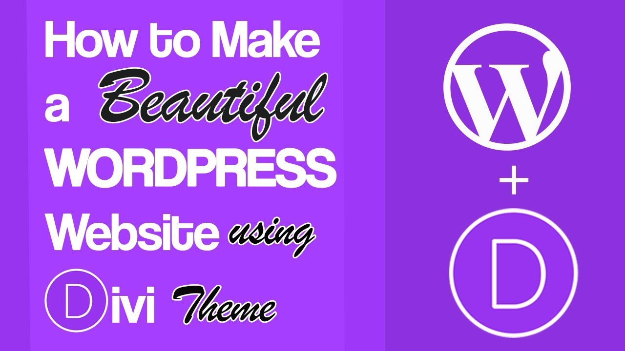 How to Make WordPress Website with Divi Theme | WordPress Tutorial 2020