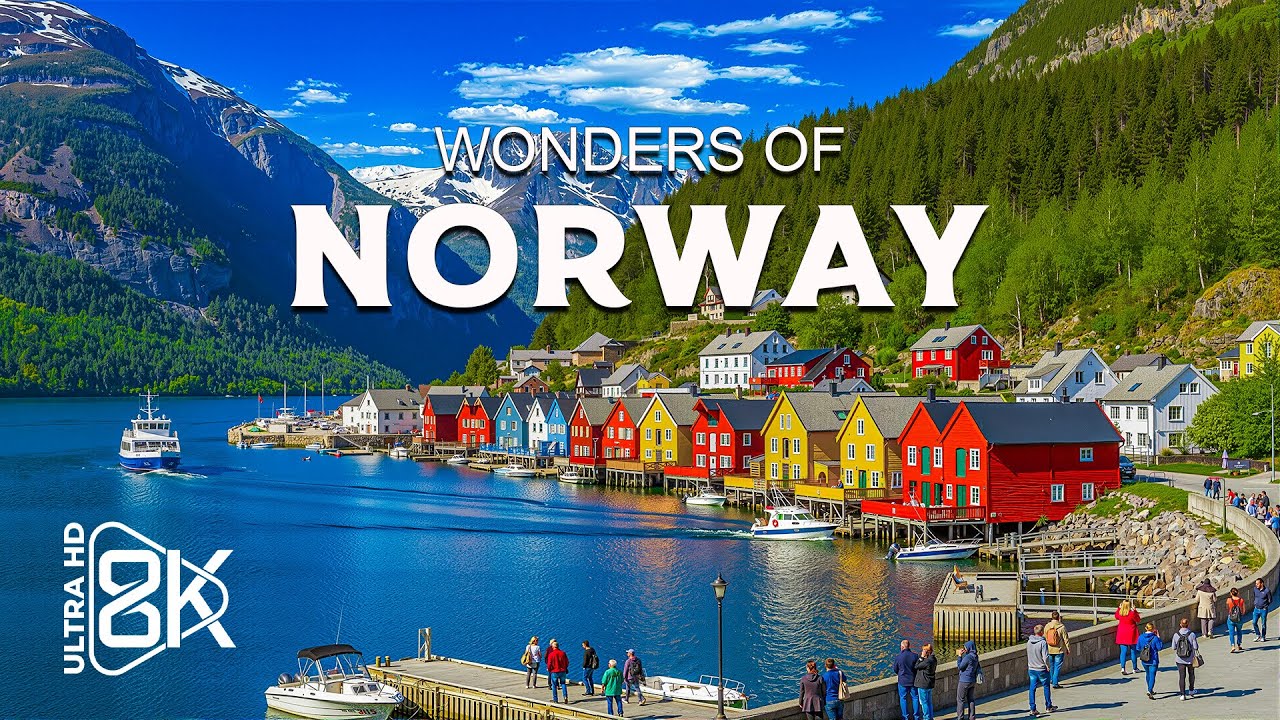 Wonders of Norway – Explore Waterfalls, Glacial Lakes, and Northern Light Skies | Travel Video 4K
