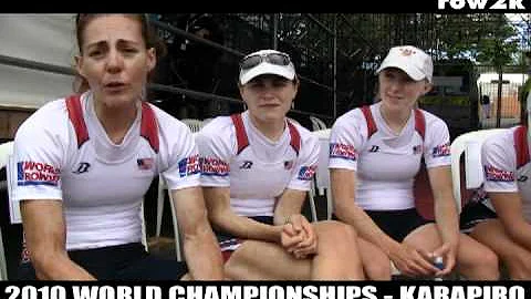 2010 World Rowing Championships: USA LW4x takes silver