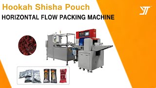 Newly upgraded 350SY patent invention cutting knife horizontal hookah pouch packaging machine