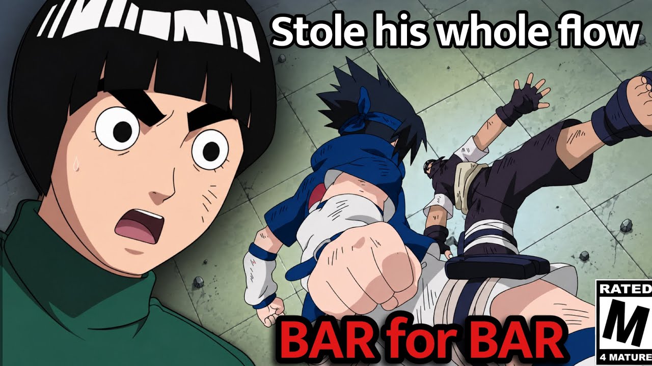 When Sasuke ROBBED Rock Lee’s WHOLE Flow BAR FOR BAR Against one of Diddymaru’s Demon