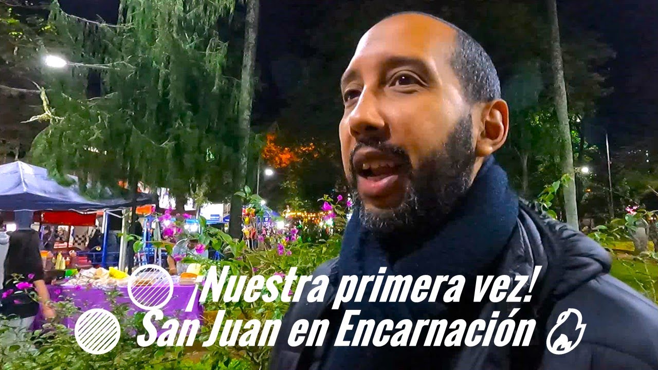 Así se celebra San Juan en el centro de Encarnación 🇵🇾🔥 (Nuestra primera vez)